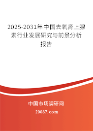 2025-2031年中国去氧肾上腺素行业发展研究与前景分析报告 2025-2031年中国去氧肾上腺素行业发展研究与前景分析报告