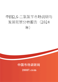 中国2,6-二氯氯苄市场调研与发展前景分析报告（2024年）