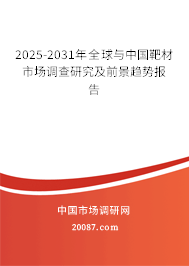2025-2031年全球与中国靶材市场调查研究及前景趋势报告 2025-2031年全球与中国靶材市场调查研究及前景趋势报告