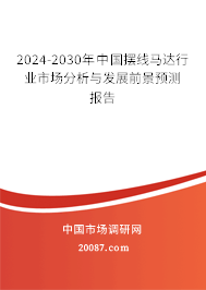 2024-2030年中国摆线马达行业市场分析与发展前景预测报告