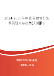 2024-2030年中国乳胶管行业发展研究与趋势预测报告