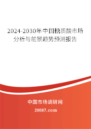 2024-2030年中国糖质酸市场分析与前景趋势预测报告