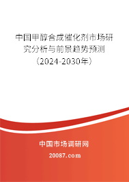 中国甲醇合成催化剂市场研究分析与前景趋势预测（2024-2030年）