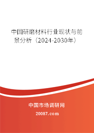 中国研磨材料行业现状与前景分析（2024-2030年）