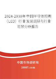 2024-2030年中国半导体照明（LED）行业发展调研与行业前景分析报告