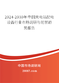 2024-2030年中国充电站配电设备行业市场调研与前景趋势报告