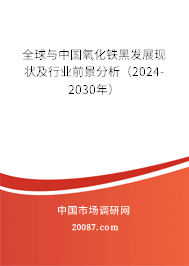 全球与中国氧化铁黑发展现状及行业前景分析（2024-2030年）