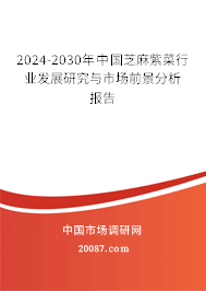 2024-2030年中国芝麻紫菜行业发展研究与市场前景分析报告