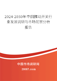 2024-2030年中国推动开关行业发展调研与市场前景分析报告