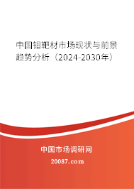 中国钼靶材市场现状与前景趋势分析（2024-2030年）