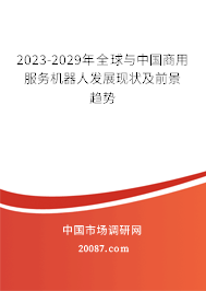 2023-2029年全球与中国商用服务机器人发展现状及前景趋势