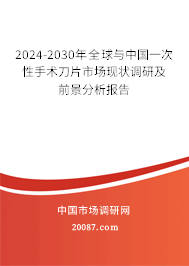 2024-2030年全球与中国一次性手术刀片市场现状调研及前景分析报告