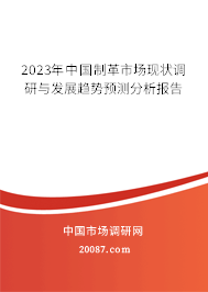 2023年中国制革市场现状调研与发展趋势预测分析报告