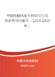 中国核糖核酸市场研究与前景趋势预测报告（2024-2030年）