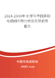 2024-2030年全球与中国黄铜电磁阀市场分析及前景趋势报告