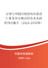 全球与中国切割膜片附着膜行业发展全面调研及未来趋势预测报告（2024-2030年）