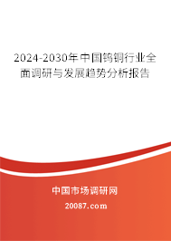 2024-2030年中国钨铜行业全面调研与发展趋势分析报告