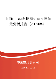 中国EPDM市场研究与发展前景分析报告（2024年）