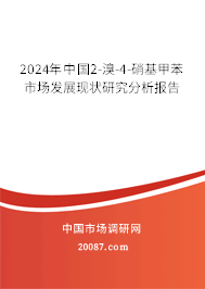 2024年中国2-溴-4-硝基甲苯市场发展现状研究分析报告