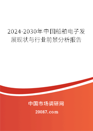 2024-2030年中国船舶电子发展现状与行业前景分析报告