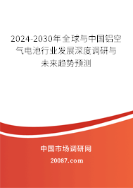 2024-2030年全球与中国铝空气电池行业发展深度调研与未来趋势预测