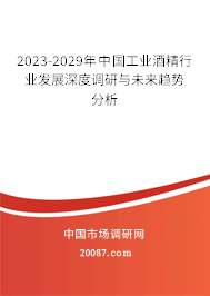 2023-2029年中国工业酒精行业发展深度调研与未来趋势分析