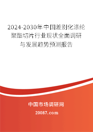 2024-2030年中国差别化涤纶聚酯切片行业现状全面调研与发展趋势预测报告