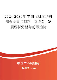 2024-2030年中国飞机发动机陶瓷基复合材料 （CMC）发展现状分析与前景趋势