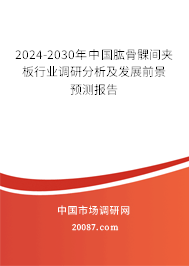 2024-2030年中国肱骨髁间夹板行业调研分析及发展前景预测报告