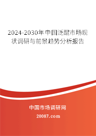 2024-2030年中国泛醌市场现状调研与前景趋势分析报告