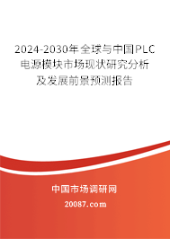 2024-2030年全球与中国PLC电源模块市场现状研究分析及发展前景预测报告