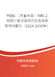 中国6-（三氟甲基）吲哚-2-羧酸行业深度研究及发展趋势预测报告（2024-2030年）