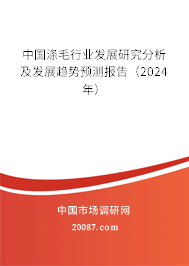 中国涤毛行业发展研究分析及发展趋势预测报告（2024年）