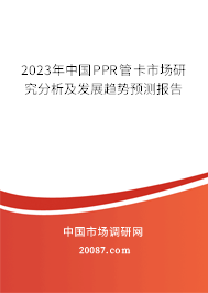 2023年中国PPR管卡市场研究分析及发展趋势预测报告