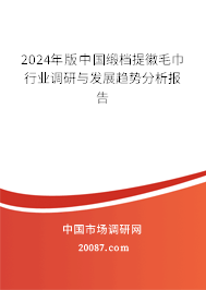 2024年版中国缎档提徽毛巾行业调研与发展趋势分析报告