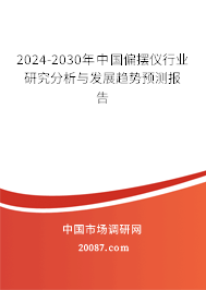 2024-2030年中国偏摆仪行业研究分析与发展趋势预测报告