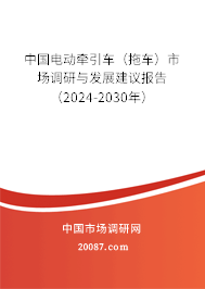 中国电动牵引车（拖车）市场调研与发展建议报告（2024-2030年）