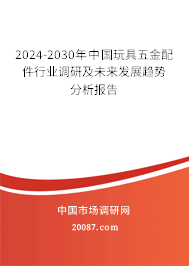 2024-2030年中国玩具五金配件行业调研及未来发展趋势分析报告