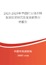 2023-2029年中国打火机市场发展现状研究及发展趋势分析报告