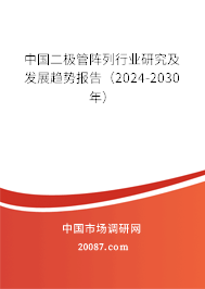 中国二极管阵列行业研究及发展趋势报告（2024-2030年）