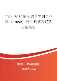 2024-2030年全球与中国二亚砜（dmso）行业现状及趋势分析报告