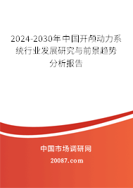 2024-2030年中国开颅动力系统行业发展研究与前景趋势分析报告