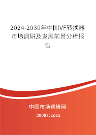 2024-2030年中国VF转换器市场调研及发展前景分析报告