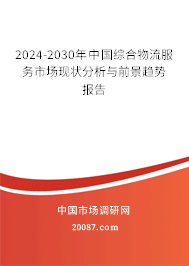 2024-2030年中国综合物流服务市场现状分析与前景趋势报告