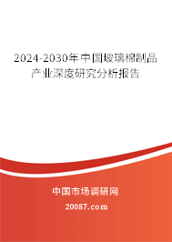 2024-2030年中国玻璃棉制品产业深度研究分析报告