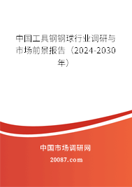 中国工具钢钢球行业调研与市场前景报告（2024-2030年）