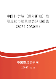 中国扑尔敏（氯苯那敏）发展现状与前景趋势预测报告（2024-2030年）