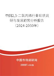 中国2,3-二氯丙烯行业现状调研与发展趋势分析报告（2024-2030年）