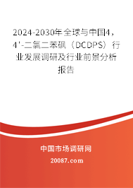 2024-2030年全球与中国4，4'-二氯二苯砜（DCDPS）行业发展调研及行业前景分析报告