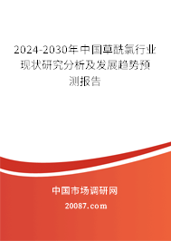 2024-2030年中国草酰氯行业现状研究分析及发展趋势预测报告